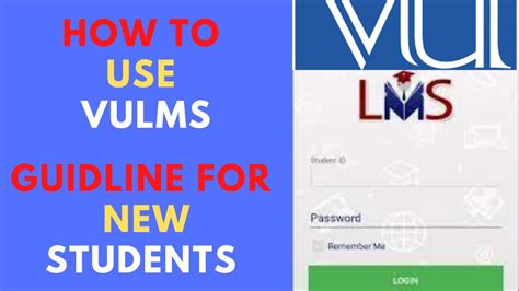 vulms login|Login : VULMS.